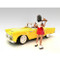 Carhop Waitress Brittany & Grace Set of 2 for 1:18 Models American Diorama 23863 23864