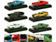 Detroit Muscle Set of 6 Cars Release 30 IN DISPLAY CASES 1/64 Diecast Model Cars M2 Machines 32600-30
