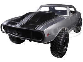 Roman's Chevrolet Camaro Silver "Fast & Furious 7" Movie 1/24 Diecast Model Car Jada 97166