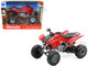 Honda TRX 450R ATV Red 1/12 Diecast Motorcycle Model New Ray 57093A