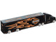 Harley Davidson Custom Hauler Trailer Black 1/64 Diecast Model Maisto 11516