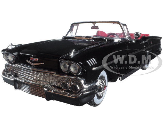 1958 Chevrolet Impala Black Timeless Classics 1/18 Diecast