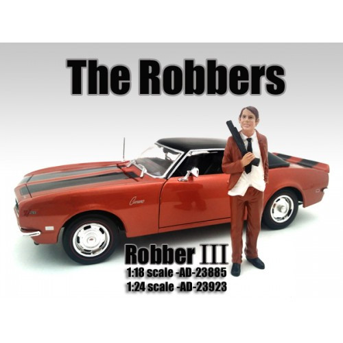 "The Robbers" Robber III Figure For 1:24 Scale Models American Diorama 23923