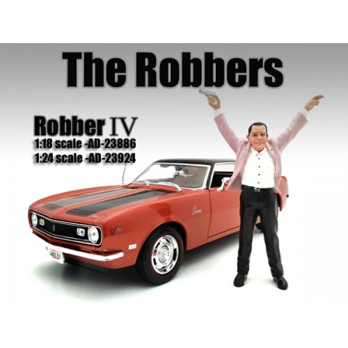 "The Robbers" Robber IV Figure For 1:18 Scale Models American Diorama 23886