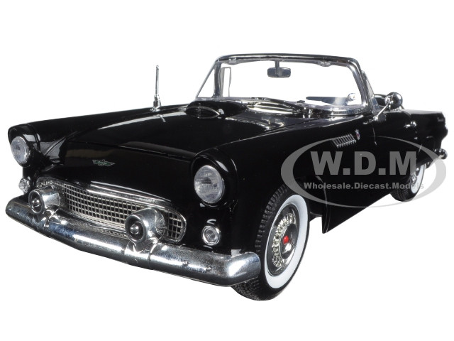 1956 Ford Thunderbird Black "Timeless Classics" 1/18 Diecast Model Car Motormax 73173 TC-BK