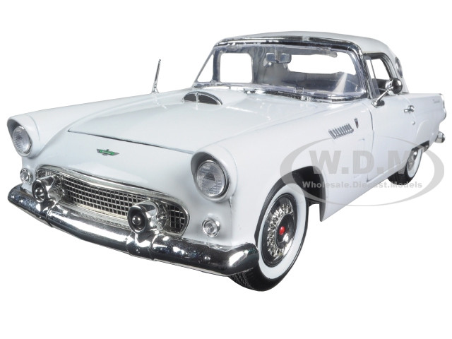 1956 Ford Thunderbird White "Timeless Classics" 1/18 Diecast Model Car Motormax 73176 TC-W