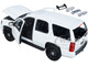 2008 Chevrolet Tahoe Unmarked Police Car White 1/24 Diecast Model Car Welly 22509