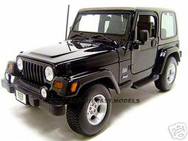 Jeep Wrangler Sahara Black 1/18 Diecast Model Car Maisto 31662