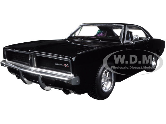 1969 Dodge Charger R/T Black 1/25 Diecast Model Car New Ray 71893 B