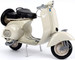 1955 Vespa 150 VL 1T Beige Motorcycle Scooter 1/6 Diecast Model New Ray 49273
