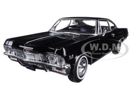 1965 Chevrolet Impala SS 396 Black Street Car 1/24 Diecast Car Model Welly 22417