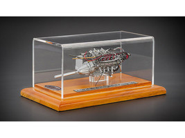 1960 Maserati Tipo 61 Birdcage Engine with Display Showcase 1/18 Diecast Model CMC 126