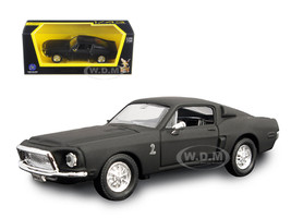 1968 Shelby GT 500KR Silver 1/18 Diecast Model Car Road Signature