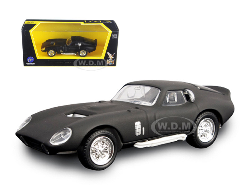 1965 Shelby Cobra Daytona Coupe Matt Black 1/43 Diecast Model Car Road Signature 94242