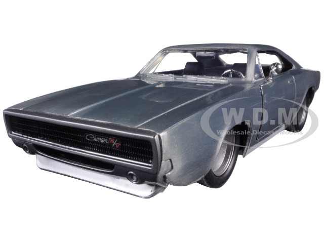Dom's 1970 Dodge Charger R/T Bare Metal "Fast & Furious 7" Movie 1/24 Diecast Model Car Jada 97336