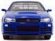 Brian s Nissan Skyline GT R R34 Blue Fast & Furious Movie 1/32 Diecast Car Model Jada 97185