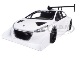 2013 Peugeot 208 T16 Pikes Peak Race Car Plain Black Version 1/18