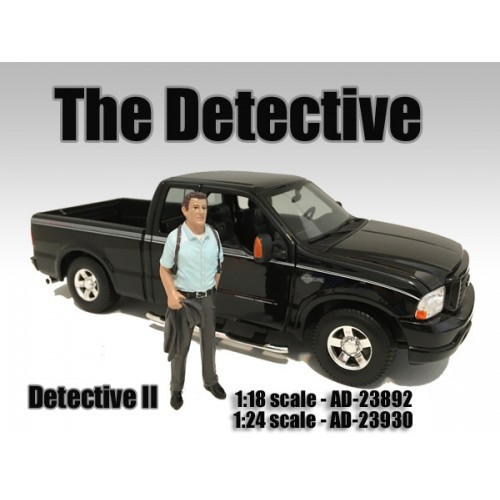 "The Detective #2" Figure For 1:24 Scale Models American Diorama 23930