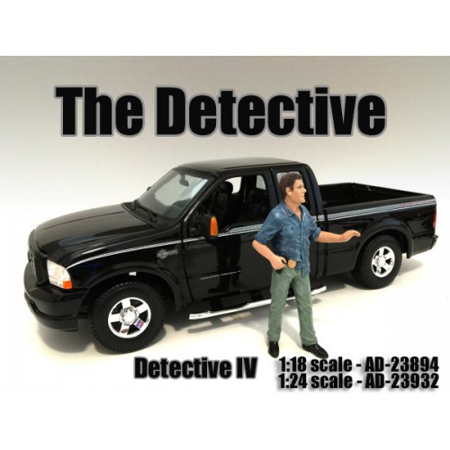 "The Detective #4" Figure For 1:18 Scale Models American Diorama 23894