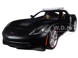Chevrolet Corvette Stingray Policía Negro 1:18 maisto