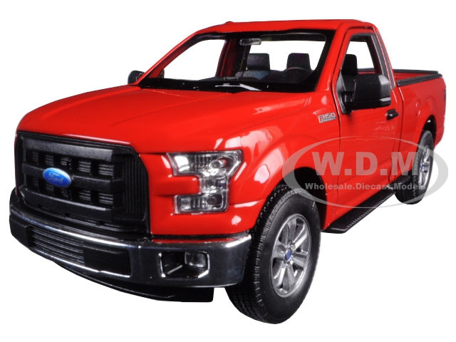 2015 Ford F-150 Regular Cab Pickup Truck Red 1/24 1/27 Diecast Model Car Welly 24063