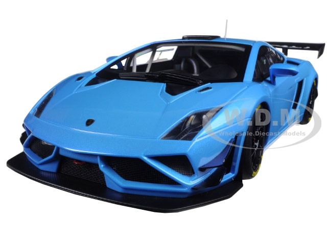 Autoart 81359-1/18 Lamborghini Gallardo gt3 fl2-metallic blue-nuevo 