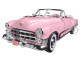 1949 Cadillac Coupe De Ville Convertible Pink 1/18 Diecast Model Car Road Signature 92308