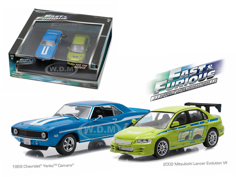 Greenlight 1 43scale 2 Fast Furious Brian's 1969 Chevrolet Yenko Camaro Blue for sale online