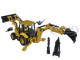CAT Caterpillar 420F2 IT Backhoe Loader High Line Series with Operator 1/50 Diecast Model Diecast Masters 85233