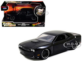 Dom's Dodge Challenger SRT8 Black Fast & Furious Movie 1/32 Diecast Model Car Jada 97384