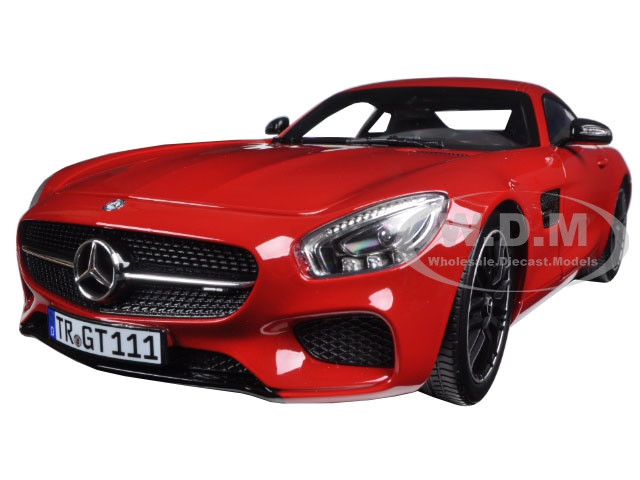 2015 Mercedes AMG GT Red 1/18 Diecast Model Car Norev 183496
