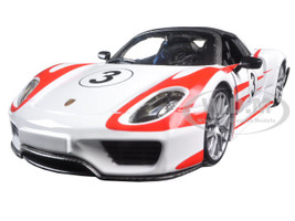 Porsche 918 Spyder ミニカー 赤/白 1/43 限定 2/70 Porsche 918 Spyder Convertible Red 1/24 Diecast Model Car Bburago