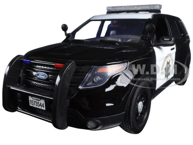  2015 Ford PI Utility Interceptor CHP California Highway Patrol 1/18 Diecast Model Car Motormax 73544