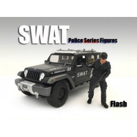 SWAT Team Flash Figure For 1:24 Scale Models American Diorama 77469
