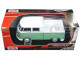 Volkswagen Type 2 (T1) Double Cab Pickup Truck White and Green 1/24 Diecast Model Car Motormax 79343