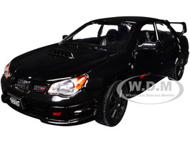 Subaru Impreza WRX STi Black 1/24 Diecast Model Car Motormax 73330