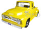 1955 Ford F-100 Pickup Truck Yellow 1/24 Diecast Model Car Motormax 79341