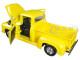 1955 Ford F-100 Pickup Truck Yellow 1/24 Diecast Model Car Motormax 79341