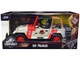 1992 Jeep Wrangler #12 White and Red Jurassic World Movie 2015 Hollywood Rides Series 1/24 Diecast Model Car Jada 97806
