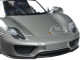 Porsche 918 Spyder Silver Closed Roof 1/24 Diecast Model Car Welly 24055