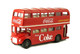 1960 Routemaster London Double Decker Bus Red Coca-Cola 1/64 Diecast Model Motorcity Classics 464001