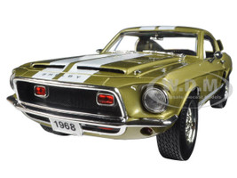 1968 Ford Shelby Mustang GT500KR Gold 1/18 Diecast Car Model Road Signature 92168