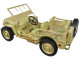 US Army WWII Vehicle Desert Color 1/18 Diecast Model Car American Diorama 77408