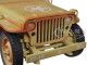 US Army WWII Vehicle Desert Color Weathered Version 1/18 Diecast Model Car American Diorama 77408 A