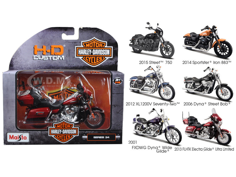 harley davidson maisto 1 18