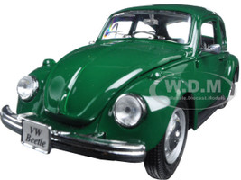 1973 Volkswagen Beetle Green 1/24 Diecast Model Car Maisto 31926