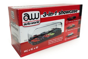  Collectible Display Show Case for 1/64 1/43 1/24 Diecast Models Autoworld AWDC004
