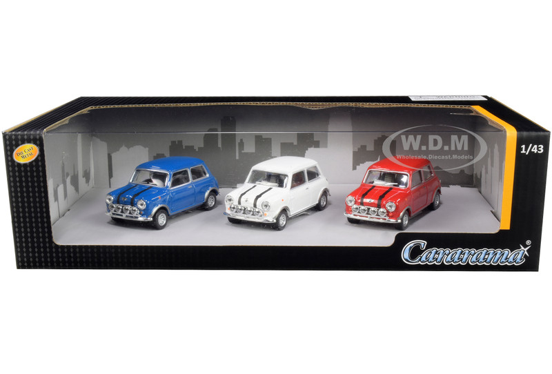 Mini Cooper 3 piece Gift Set 1/43 Diecast Model Cars Cararama 35310