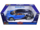 2016 Bugatti Chiron Blue 1/18 Diecast Model Car Bburago 11040