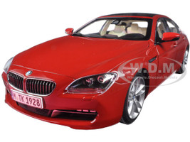 BMW 650i Gran Coupe 6 Series F06 Melbourne Red 1/18 Diecast Model Car Paragon 97033